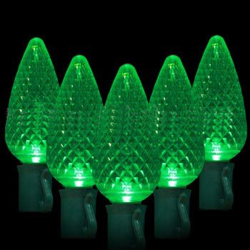Green C9 LED Christmas Light