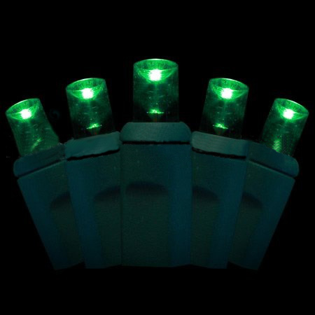 Conical LED String Light Green