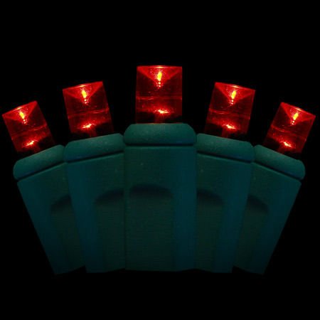 LED Red Wide Angle Polka