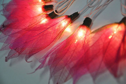 Bodhi Leaf Flower Wedding Party Lights