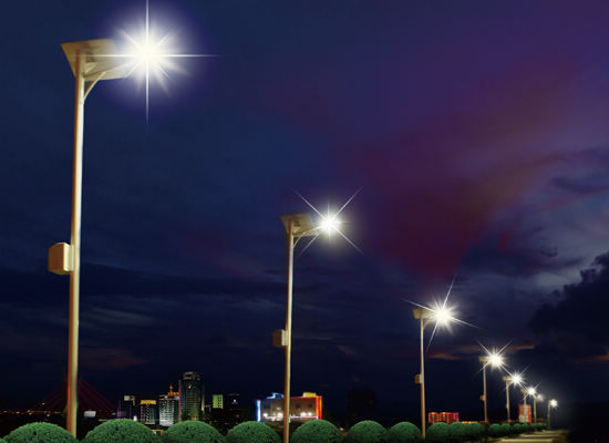 35W Silicon Solar LED Street Light