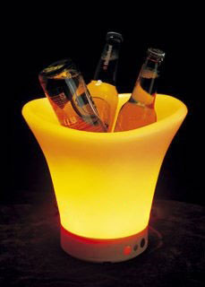 LED Lighted Ice Beer Bucket